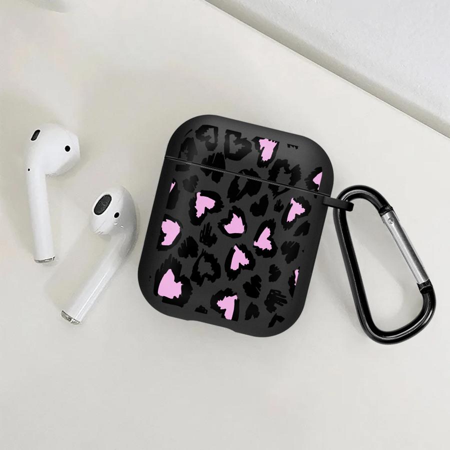 Rosa Leopardendruck Liebeshülle Für Airpods Pro 2 Pro2 Pro3 4 1 3 Kopfhörerhüllen Abdeckung