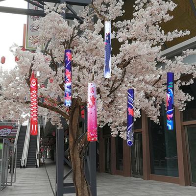 Hangend ornament Prachtig patroon Slijtvaste stof Vis Windzak Banners Hangende vlag Streamer Feestartikelen