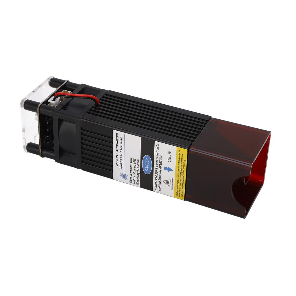 Laser Graviermodul 40W 450nm Schnelle Schnittgeschwindigkeit Augensicherheit Leise CNC Lasergraviermodul 12V