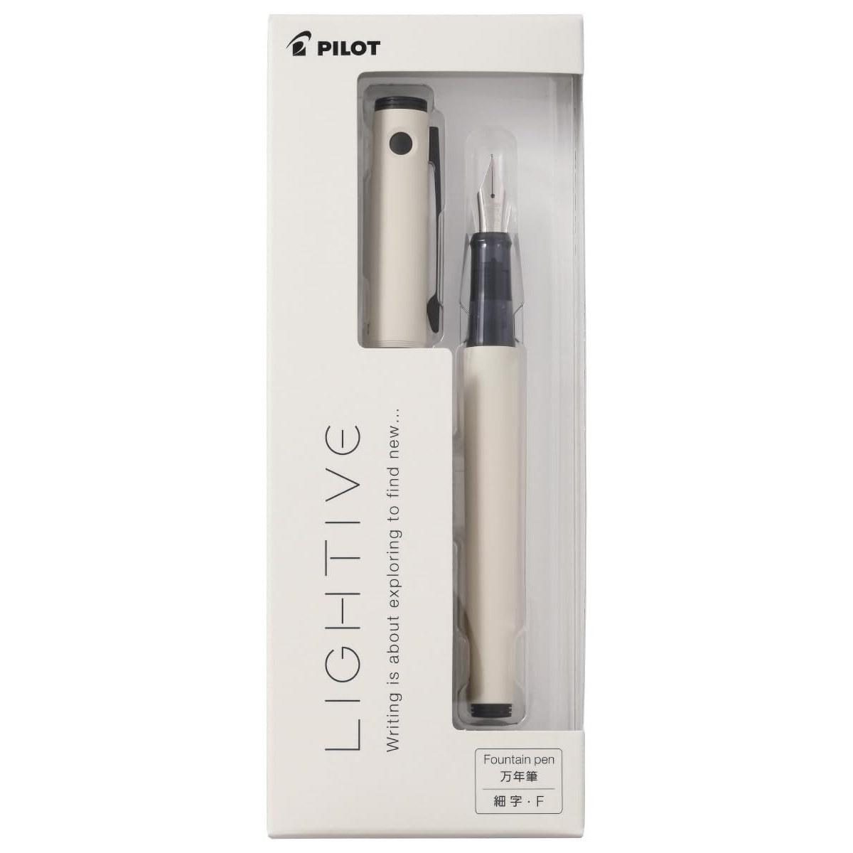 Pilot Fountain Pen Lytive Fine Point Off White PFLT1OWF