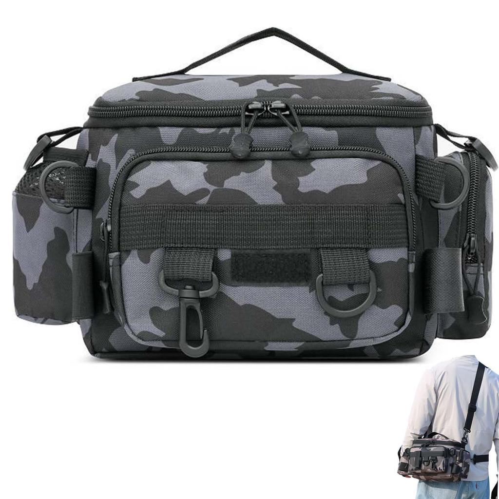 LIKENNY Waterproof Fishing Waist Tool Shoulder Large Run and Gun Work Commercial Outdoor Fishing Small Item Storage Bag Bag, Bag, Bag, Bag,
