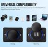 Dual USB 3.0 Car Charger Socket with Blue Indicator Light and Cap 12/24V Power Outlet for Car Boat Vehicle Bus RV ATV Phone Charger Adapter Panel