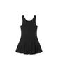 Three To Eighty Ruched Snap Sleeveless Dress Black