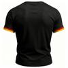 Short Sleeve Crew Neck T Shirt with Germany Print and Four for Men Women Unisex Lightweight Soft Fabric Casual Wear Athletic Style Top