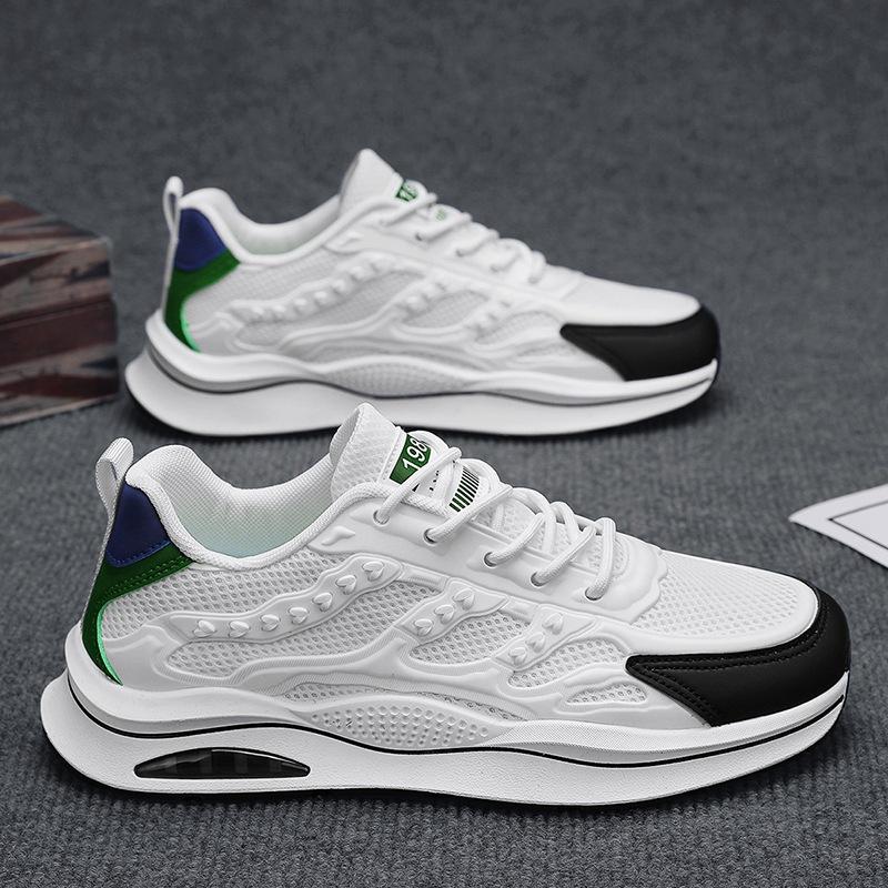 

Men s shoes casual sports shoes men s 2024 new summer trend breathable mesh trendy shoes teenagers and students increase in height 44
