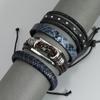 Handmade Leather Bracelet 4-piece Set Combination Bracelet Hand Rope