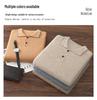 Men's Cashmere Polo Neck Short Sleeve Sweater - Autumn/Winter Business Casual