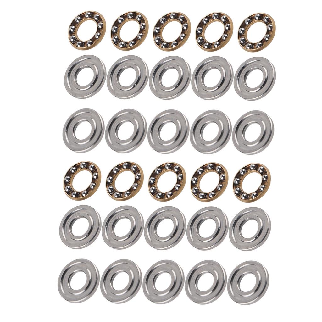10pcs Thrust   Bearing Miniature High   Flat Steel Bearings Set (F6-12M 6x12x4.5mm)