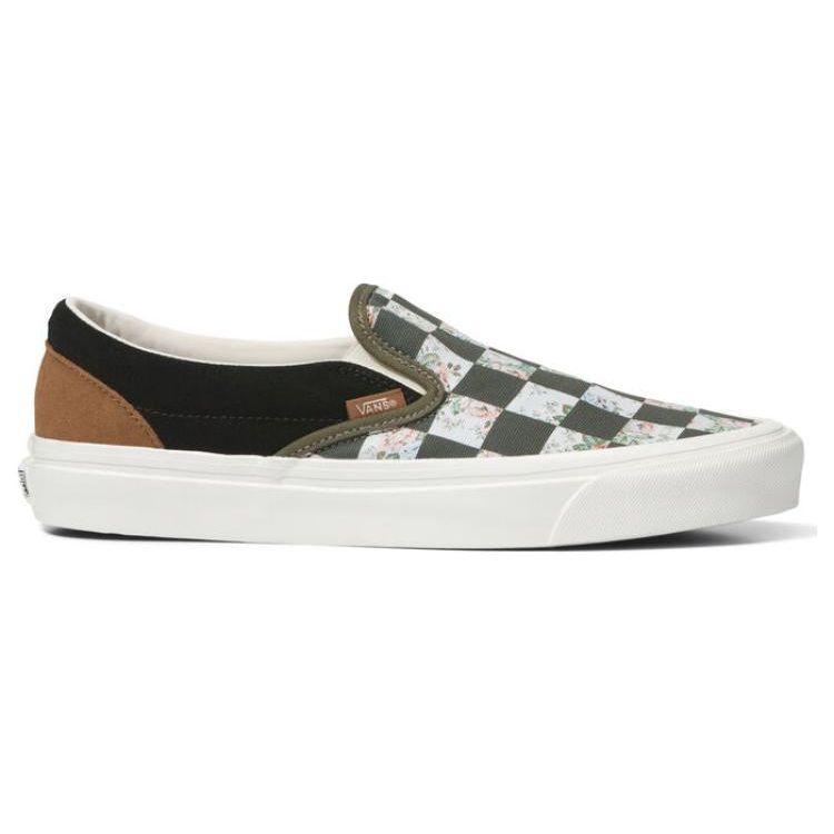 Vans Klasické slip-on kostkované unisex tenisky Bricolage Vícebarevné VN0A7Q58J4E