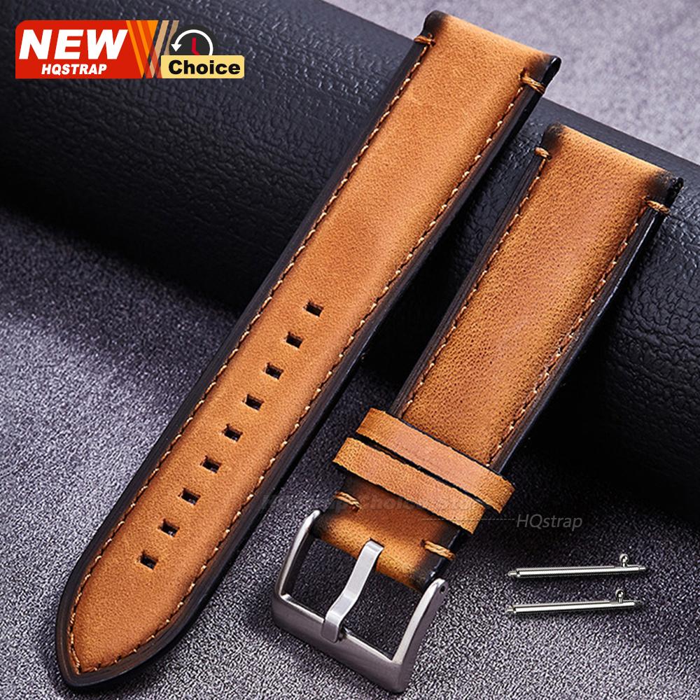 20mm 22mm 24mm Fashion Watch Band for Omega Strap for Seiko Smartwatch Leather Straps for Samsung Galaxy4/5/6/7 40mm44mm Classic
