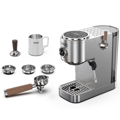 HiBREW H13 Espressomaschine mit Dual-Boiler und Touchscreen, Multifunktionales Brühen und Heiß-/Kaltextraktion, 20 Bar
