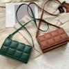 Fashionable Small Square Bag Large Capacity Single Shoulder Bag Small PU Leather Women's Crossbody Bag Trendy Handbag