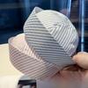 Stylish Striped Sailor Hat For Women Summer Lightweight Breathable Fashion Accessory
