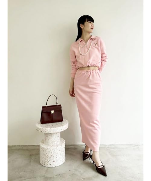 Lily Brown LilyBear Sweatshirt LWCT254052PNKF Half-Zip