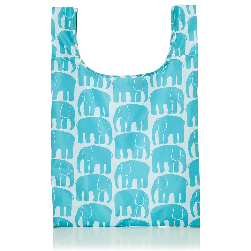 Marushin Elephantie Blue Eco Made with Recycled Perfect for or as a Gift Finlayson/Finlayson Bag, Polyester, Mother's Day, Birthdays, (Product Number