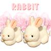 Plush Bunny Toys Rabbit Dolls Stuffed Animal Cute Home Decor Kids Girls Gift
