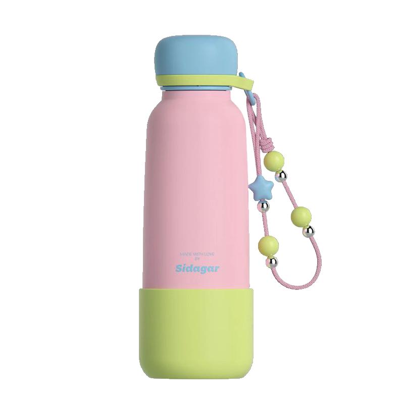 316L Stainless Steel Portable Insulated Sport Straw Bottle