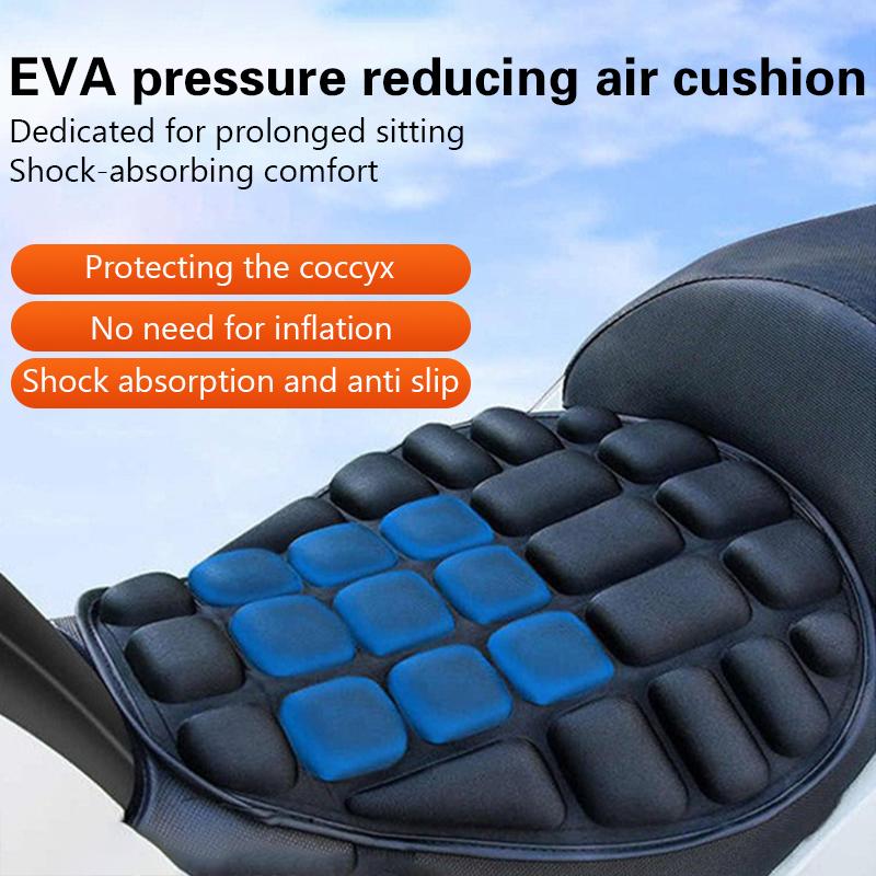 Motorcycle Seat Cover Air Pad Motorcycle Air Seat Cushion Cover Pressure Relief Protector Universal Motorcycle Seats