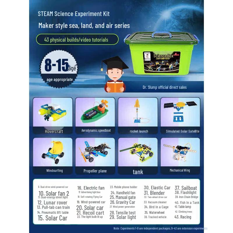 Научный набор для экспериментов HANDUNYOU - Серия «Море, Суша, Воздух»