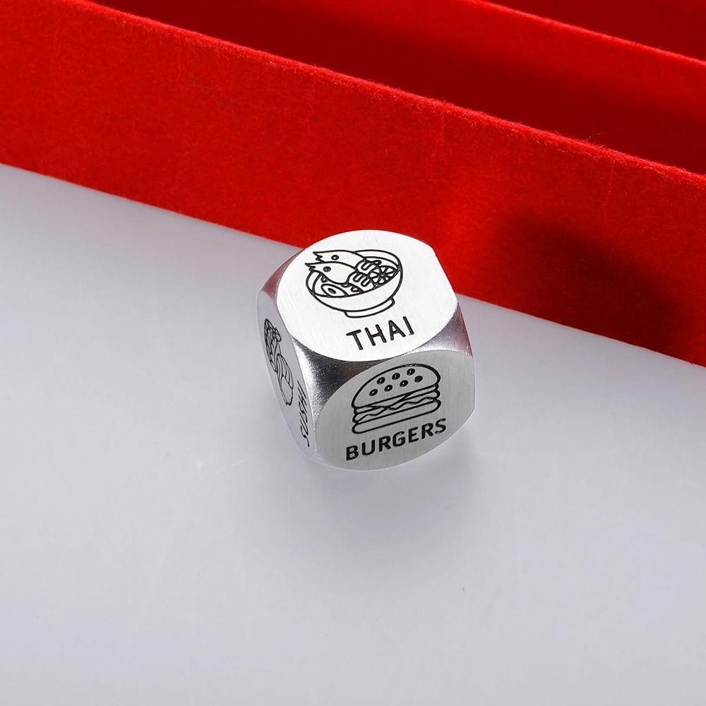 1pc Take Out Dice Date Night Dice for Couples Funny Anniversary Food Cube Game Husband Wife