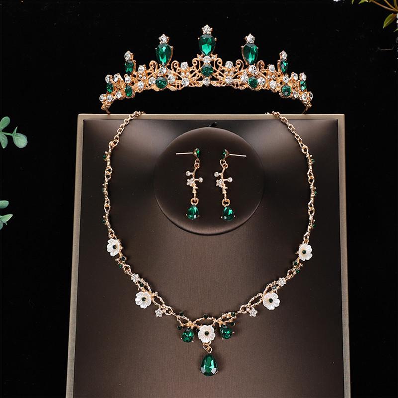 Children's Princess Birthday Crown Set: Includes Crown, Headband, Necklace & Earrings