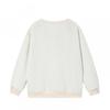 Women's Fashion Color Round Neck Long Sleeve Top Elastic Waist Casual Pants Loose Sports Two Piece Set