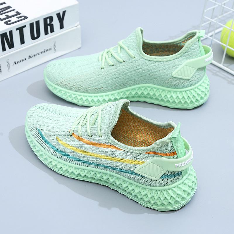 Korean Casual Spring/Summer Breathable Cloth Shoes - Fashionable Women's Sports and Single Shoes, Ideal for Cross-Border Orders.