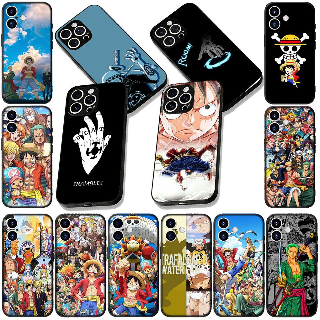Trafalgar Water Law One D Luffy Pieces Phone Cover for Samsung Galaxy S25 S24 S23 FE Plus Ultra S7 Edge A16 A15 5G S25+ Case