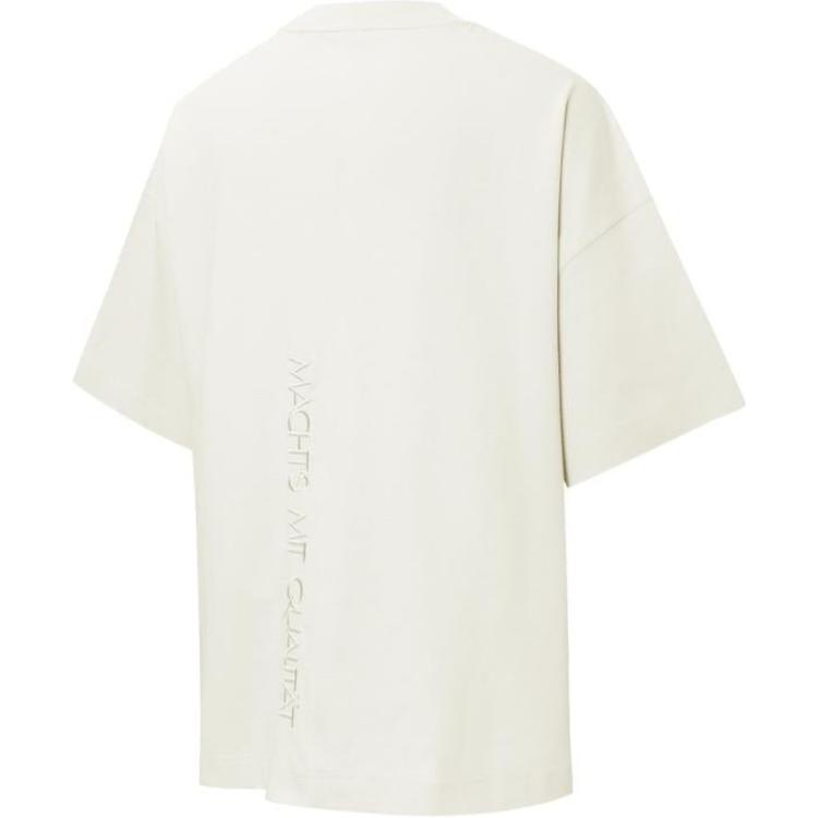 Puma Solid Color Logo Pocket Crew Neck Casual Short Sleeve T-Shirt Unisex Tops White 534670-65