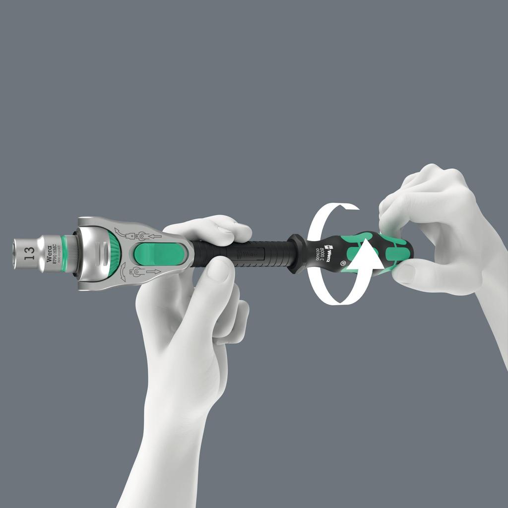 Wera 05051045001 Kraftform Kompakt Zyklop Speed Ratchet Set Case 26 Pieces (Soft Type),