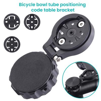 Bicycle Stem Top Cap Computer Mount for AirTag Locator Holder Mountain Road Bike Headset Top Cap Computer Holder Stand