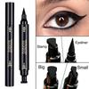 2 In 1 Waterproof Eyeliner Pencil Bulk Liquid Eyeliner Double Head Seal Eyeliner Pen Waterproof Non  Dizzy Makeup Triangle Eyeliner Liquid Pen