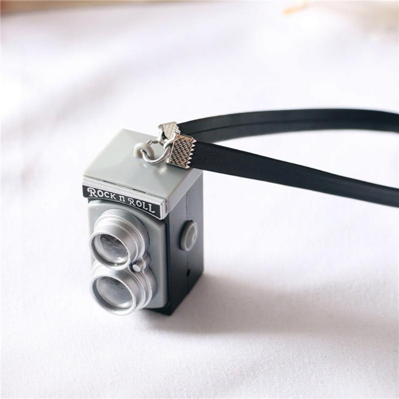 1/12 Dollhouse Mini Camera Model Infants Photo Shooting Decorations Newborn Photography Props Retro Miniature Camera