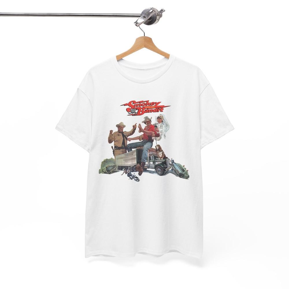 Smokey And The Bandit T Shirt Comedy Film Movie Poster Retro Cool  Unisex shirt Unisex T-Shirt XXXXL