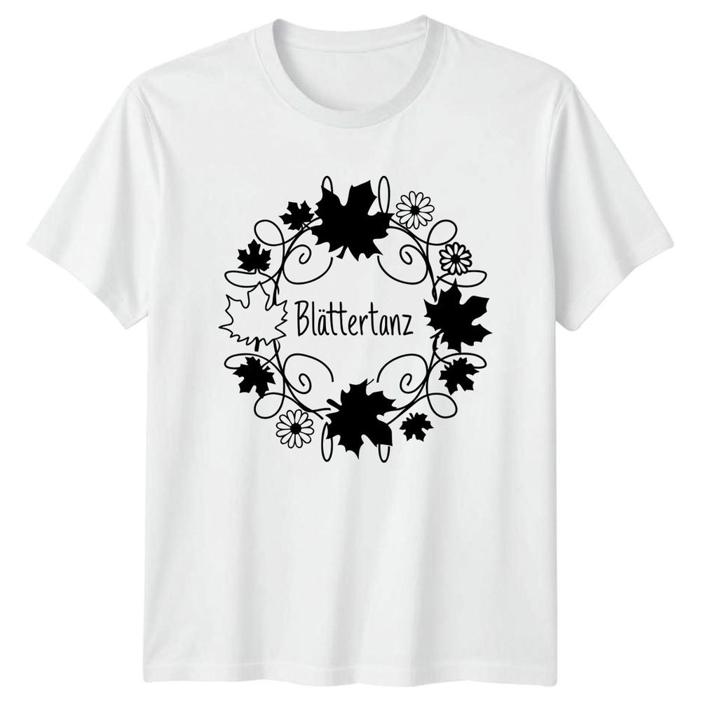 Blattertanz Unisexs TShirt GerUnisex Autumn Nature Autumn Gift For Her S