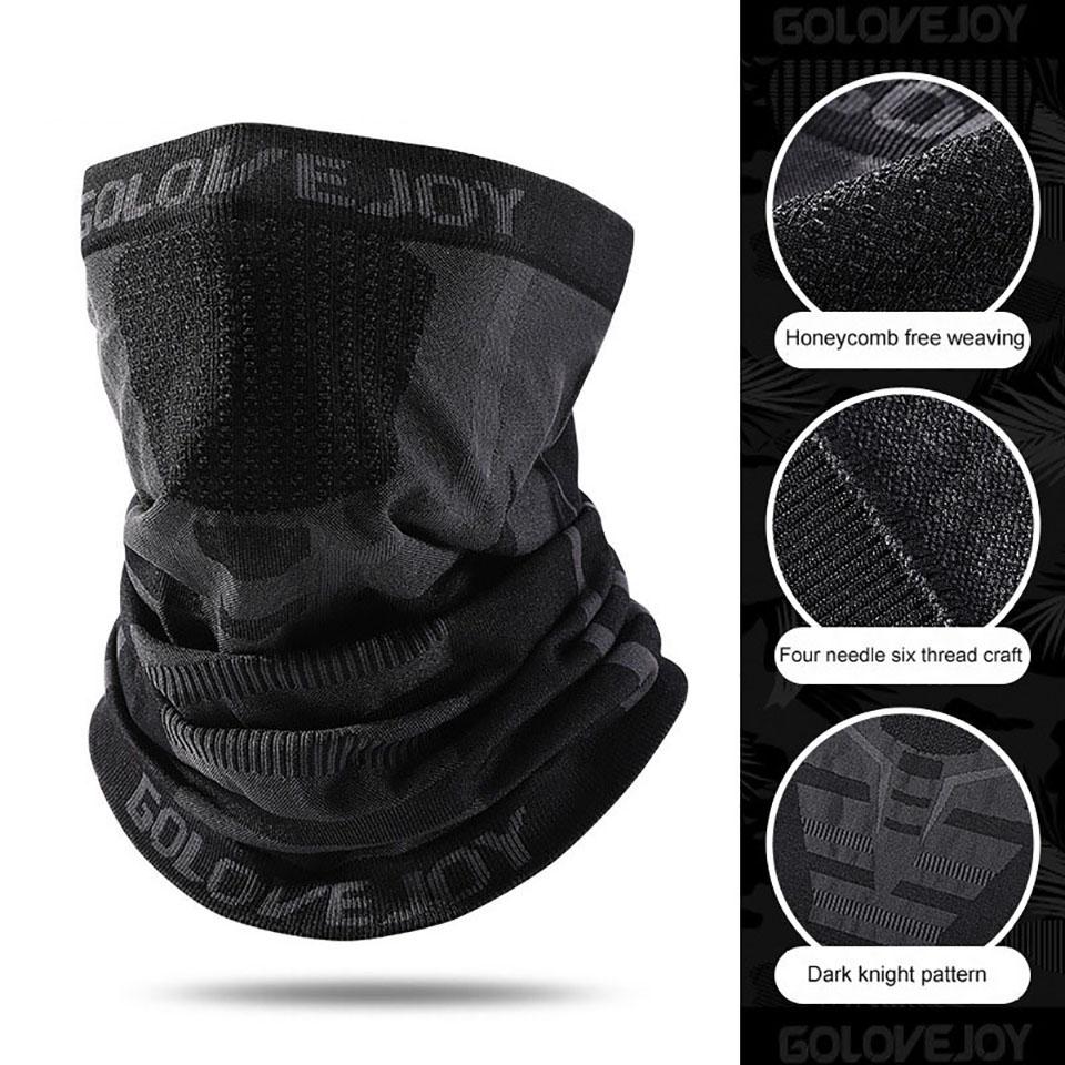 Gobygo Radmaske Hochelastisches Sport-Stirnband Sonnenschutz Staubschutz Feuchtigkeitsabsorbierend Atmungsaktiv Outdoor-Sport