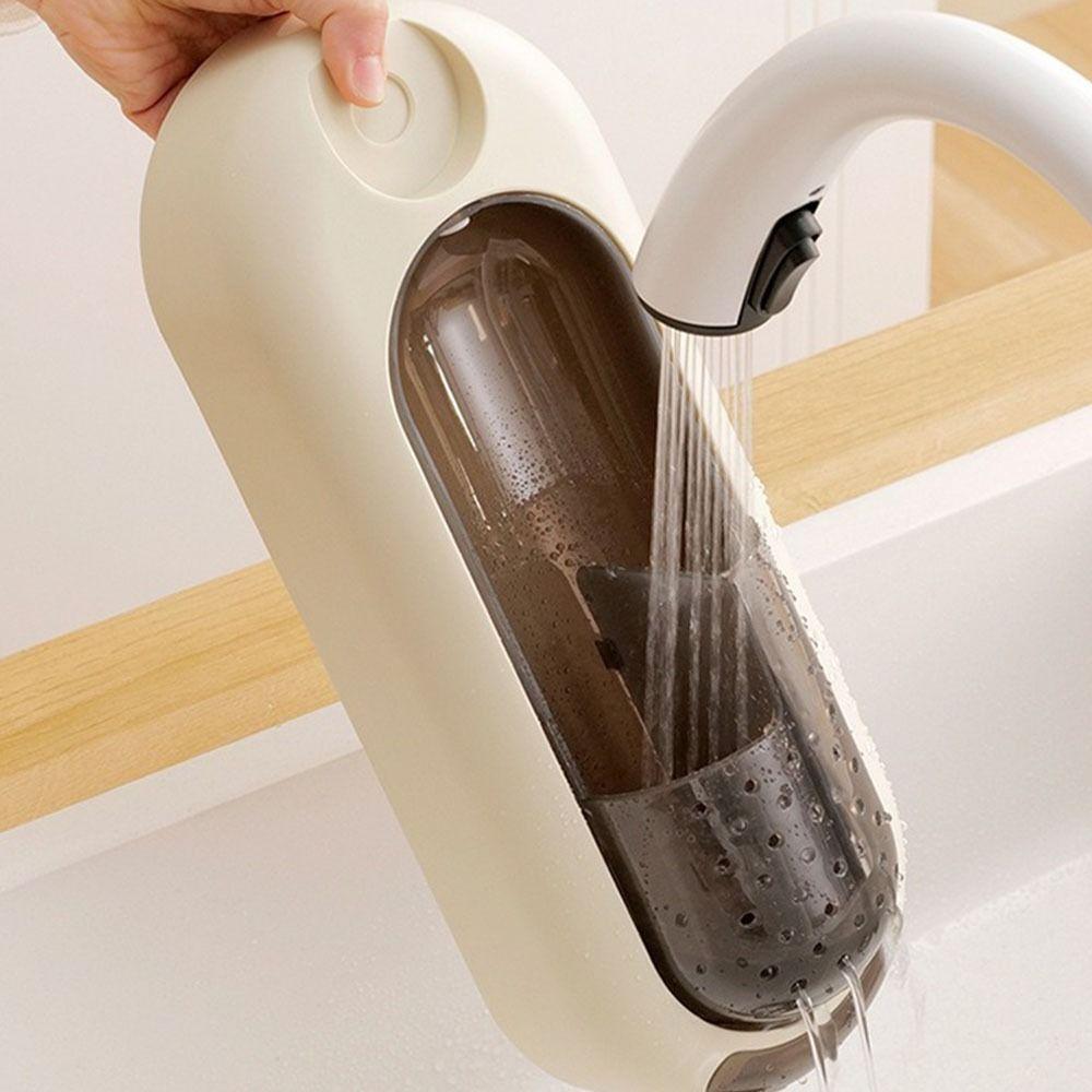 Dustproof Rotatable Chopstick Holder Quick Air Drying Chopsticks  Basket  Kitchen
