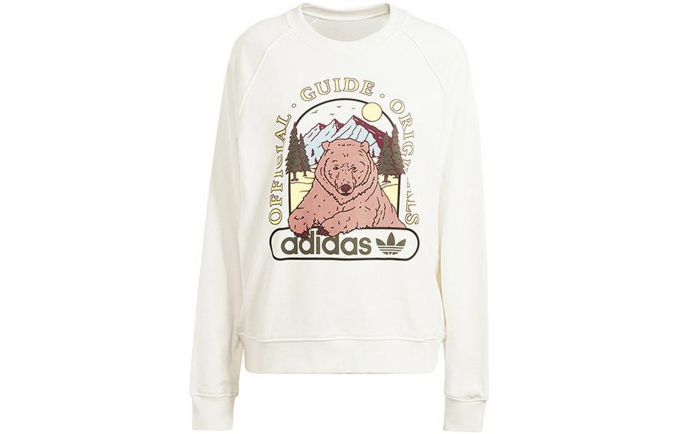 Adidas Originals Trefoil Collection Outfit Sweatshirt Women s White IL2426