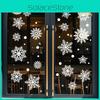 Snowflake Window Stickers Christmas Decor With Printable Pvc For Festive Celebration And Seasonal Display