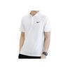 Nike Solid Color Casual Sports Short Sleeve Polo Shirt Men Tops White 830850-103