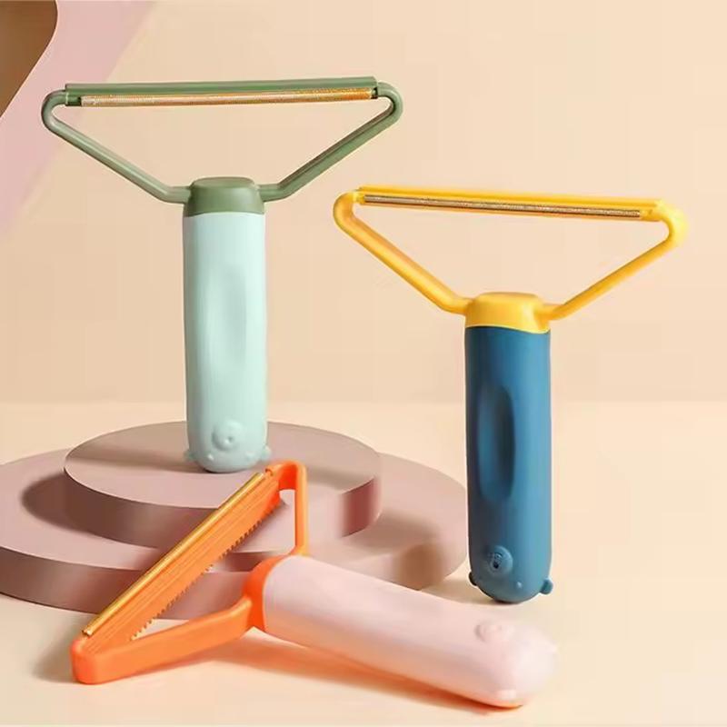 Agente Manual Portatile per la Rimozione dei Peli Tappeto Cappotto di Lana Vestiti Rasoio Spazzola Strumento Palla Depilatoria Maglieria Peluche Rasoio a Doppio Lato Rimuovi Peli di Animali Domestici