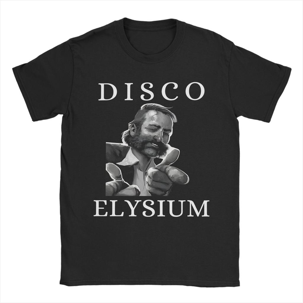 Disco Elysium Gioco Fan Merch T-shirt Unisex Cotone Puro Maglietta Top Stampati T-shirt