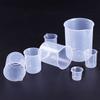 Measuring Cup Transparent Plastic Laboratory Beaker Graduated Liquid Jug Cup Kitchen Baking Cooking Measurement Scale Container