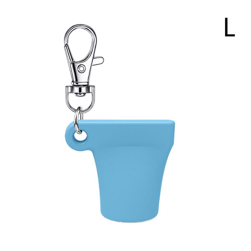 Pratik Silikon Anahtarlık Kapağı Dudak Parlatıcısı Aksesuarları Taşınabilir Dayanıklı Tutucu Anahtarlık Ruj Saklama Kapağı İçin Uyumlu