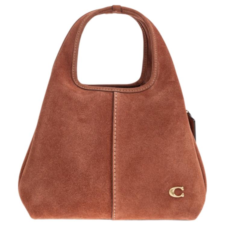 

Coach Lana 23 Geometric Trapezoid Design Logo Leather Tote Bag Medium Women Tote Bag Brown CBZ95-B4AY Basic Set (Bag+Dust Bag)