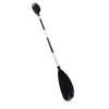 Kayak Paddle with Aluminum Shaft and PP Blades 7.2FT 4 Section Dual End Kayak Oar for Kayaking Canoeing Boating Black