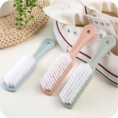 3 Colors Plastic Cleaning Shoe Brush Soft Thin Clothes Brush Cleaner Portable Kitchen Accessories
