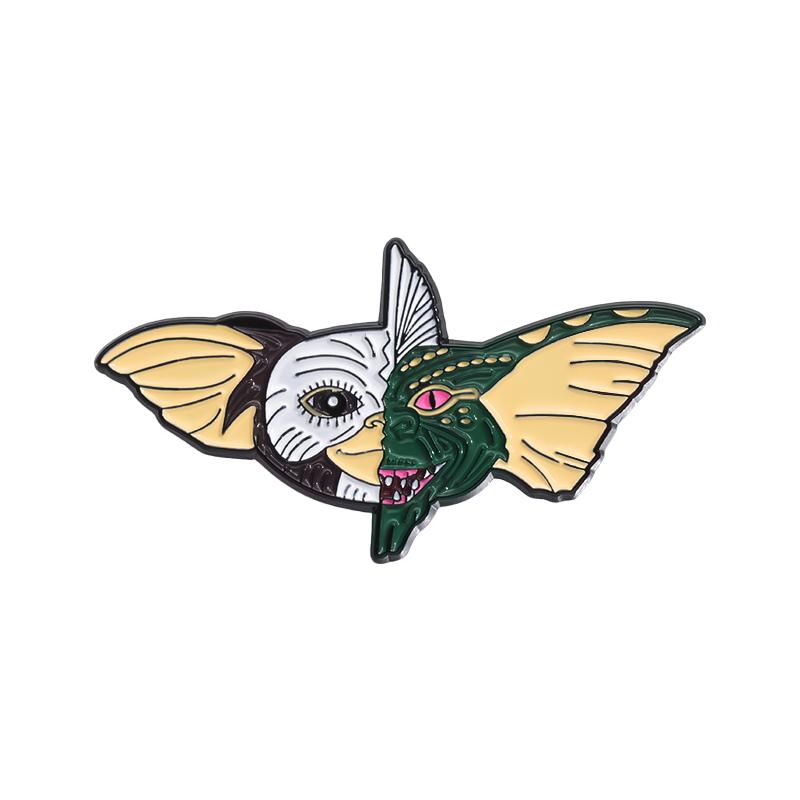 Little Elf Enamel Pins Custom Horror Movie Brooches Lapel Badges Cartoon Punk Animal Jewelry Gift for Fans Friends