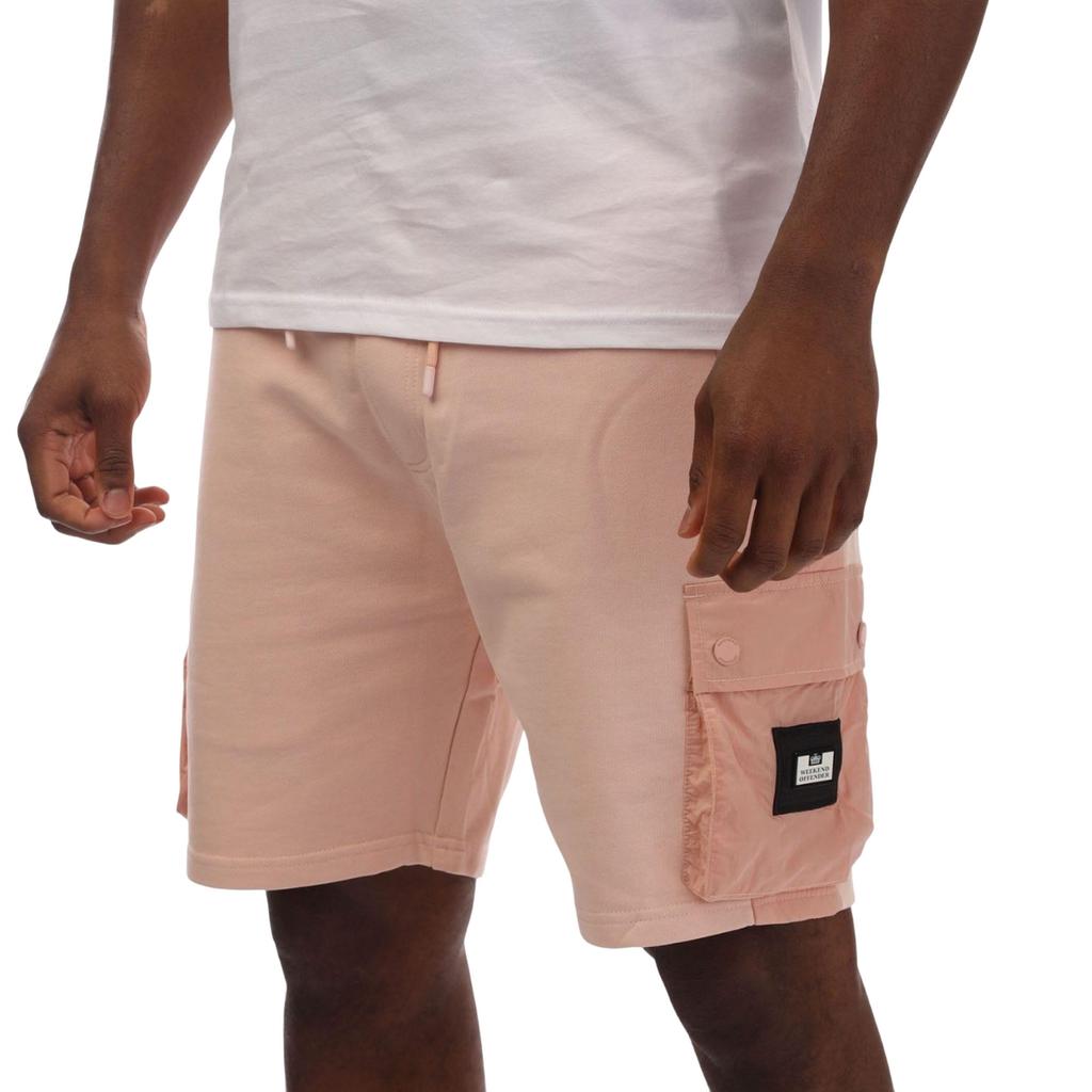 Weekend Offender Mens Pink Sands Overlay Shorts