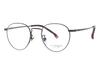 Alloaiweeo [Aloxrounz] Ar8012A C4 Tiny Round Beta Titanium Ip Plated Glasses